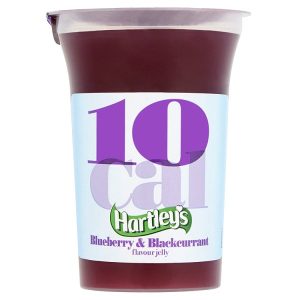 HARTLEYS 175G 10CAL BLUEBERRY & BLACKCURRANT JELLY POT READY TO EAT