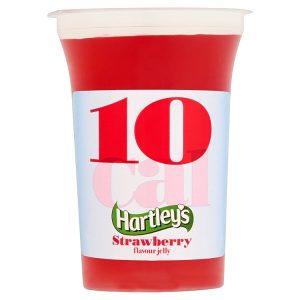 HARTLEYS 175G 10CAL STRAWBERRY JELLY POT READY TO EAT