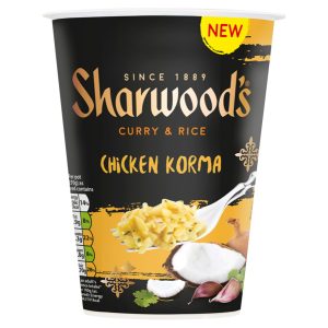 SHARWOODS CHICKEN KORMA CURRY RICE POT 6/70G