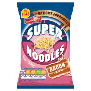 BATCHELORS SUPER NOODLES BACON PMP £ 1.45 90G