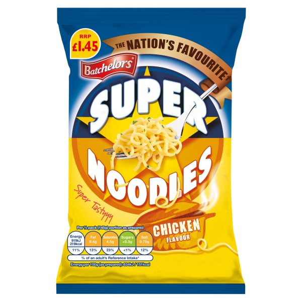 BATCHELORS SUPER NOODLES CHICKEN PMP £1.45 90G