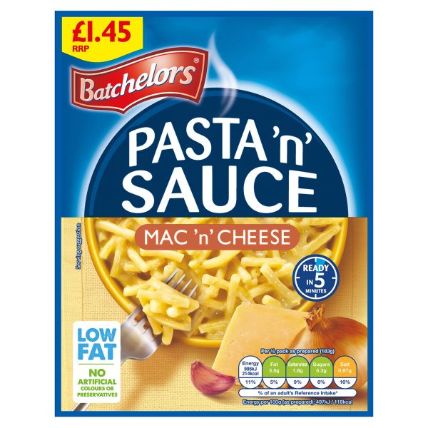 BATCHELORS PASTA N SAUCE MAC & CHEESE PMP £ 1.45 99G