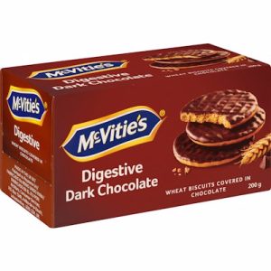 MCVITIES EXPORT DIGESTIVE 200G DARK CHOCOLATE