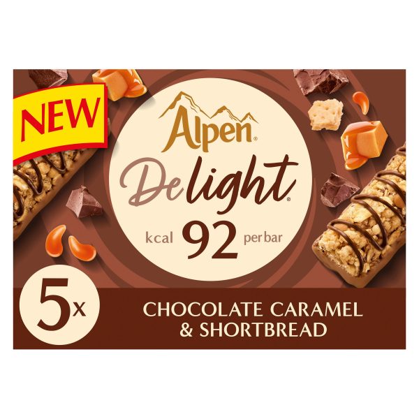 ALPEN CMB DELIGHT CHOCOLATE CARAMEL SHORTCAKE 24X24G