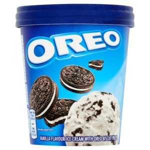 OREO ICE CREAM TUB WITH PIECES 480ML