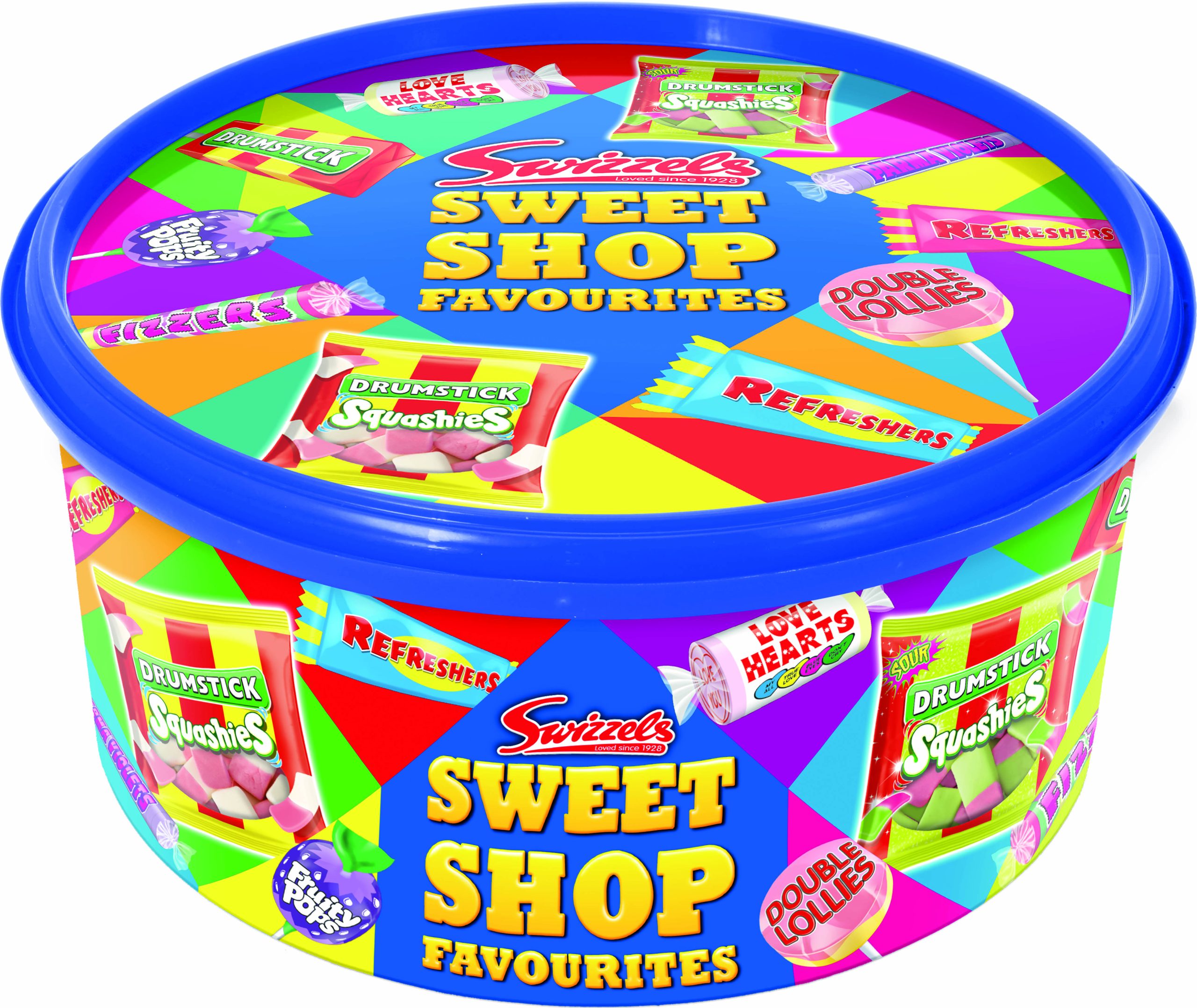 SWIZZELS SWEET SHOP FAVOURITES TUB 650G