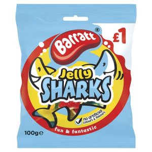 BARRATT FUN & FANTASTIC SHARKS PMP £1.00 100G