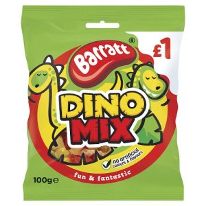 BARRATT FUN & FANTASTIC DINOS PMP £1.00 100G