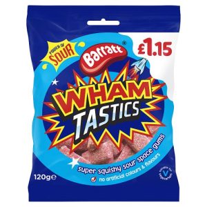 BARRATT WHAMTASTIC PMP £1.15 120G