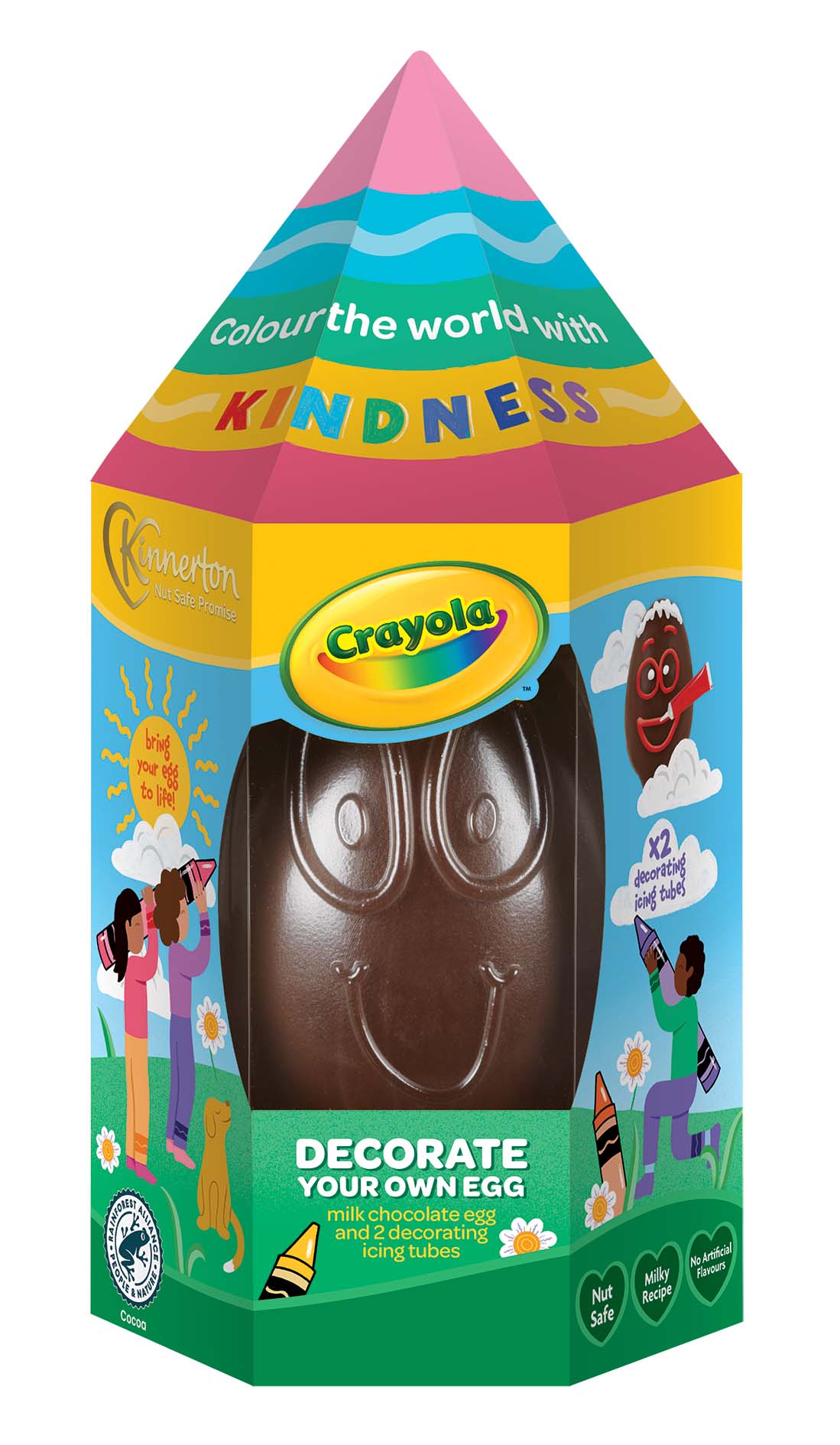 KINNERTON CRAYOLA DYO EGG 180G