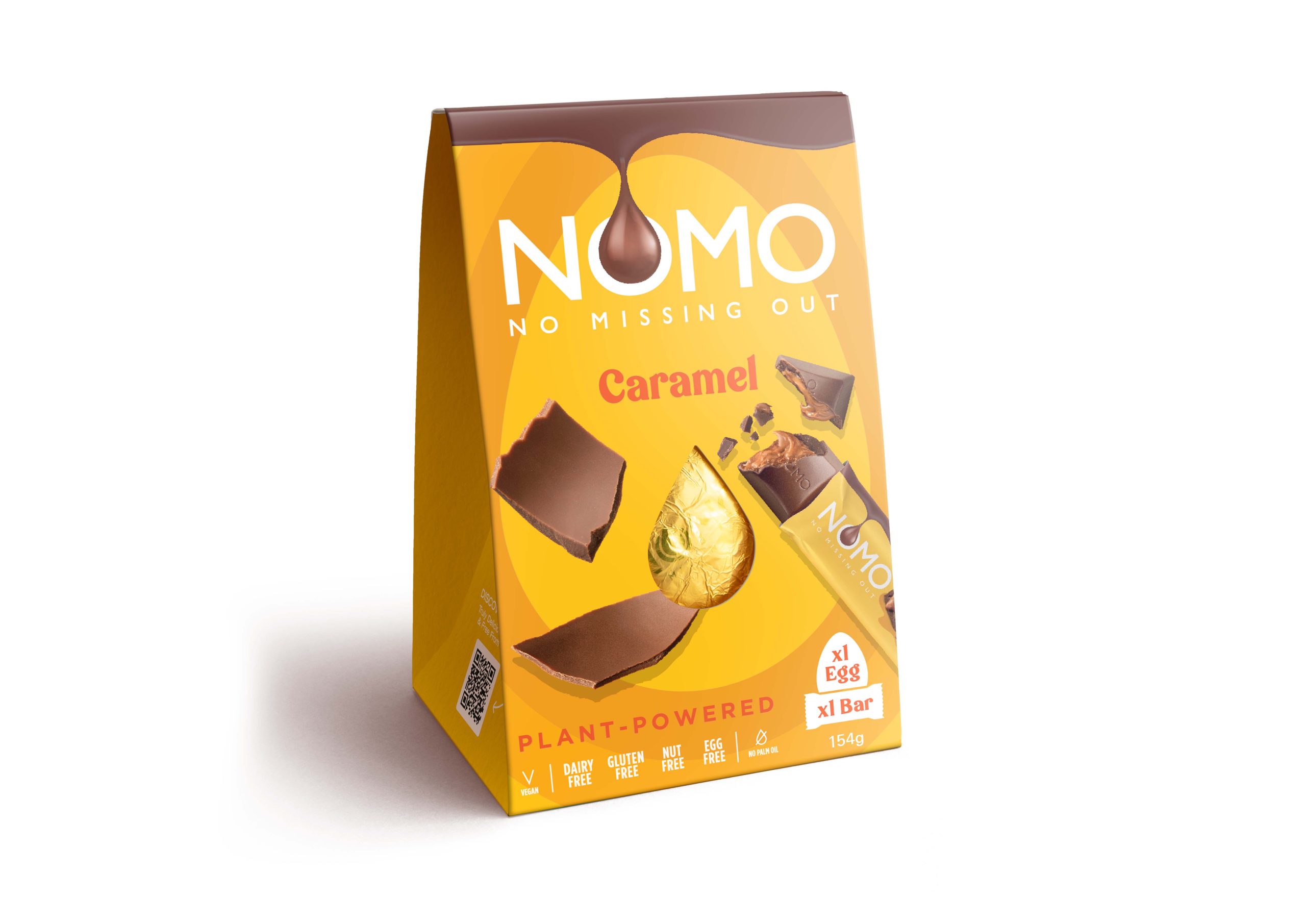 NOMO EGG & BAR CARAMEL FILLED 148G