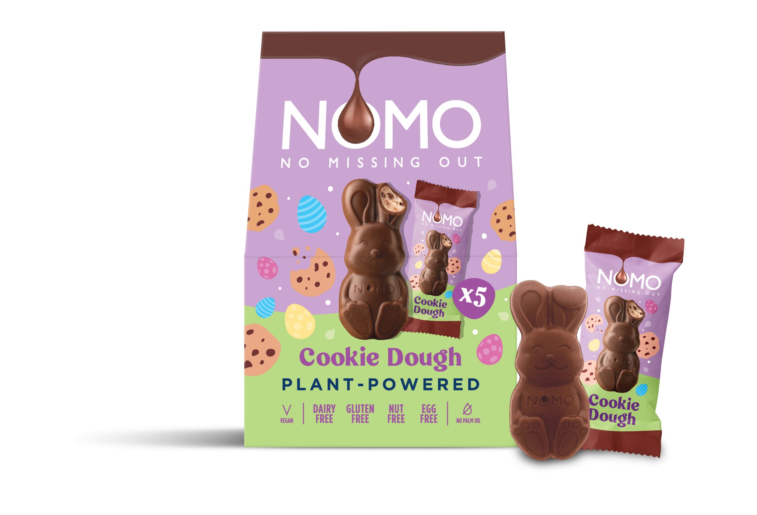 NOMO MINI BUNNIES COOKIE DOUGH 5 PACK 50G