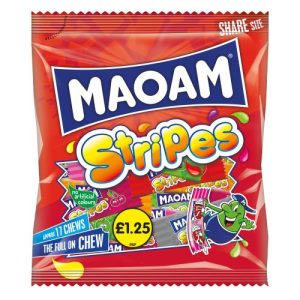 MAOAM STRIPES PMP £1.25 140G