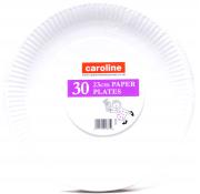 CAROLINE 23CM PLATES 30PK