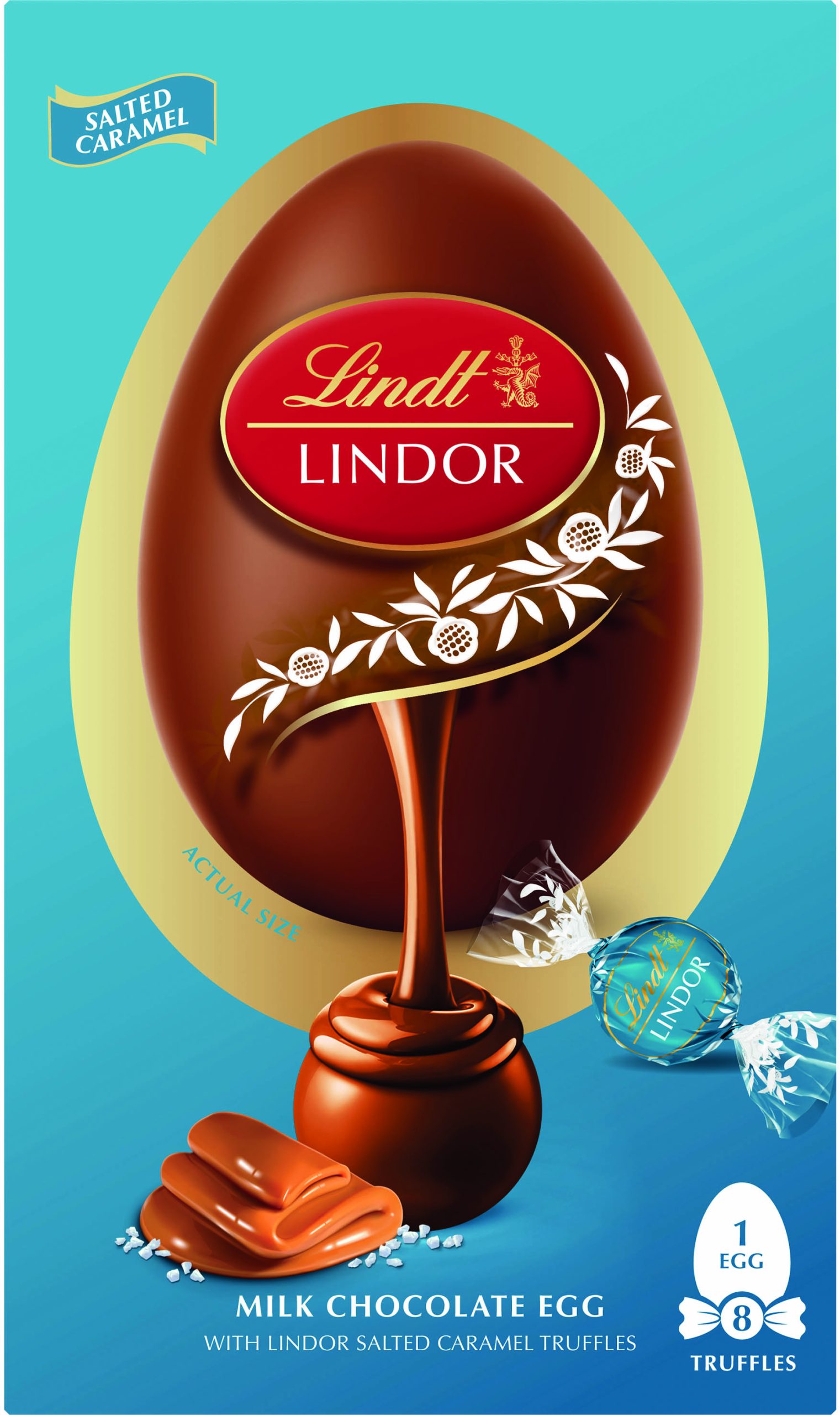 LINDOR SHELL EGG SALTED CARAMEL 260G