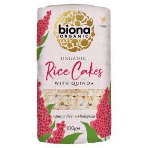 BIONA 100G RICE CAKES WITH QUINOA ORGANIC - WHOLEGRAIN LOW FAT
