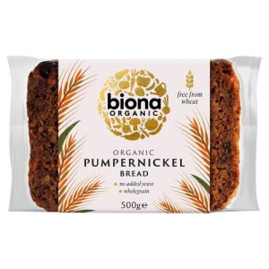 BIONA 500G PUMPERNICKEL BREAD ORGANIC