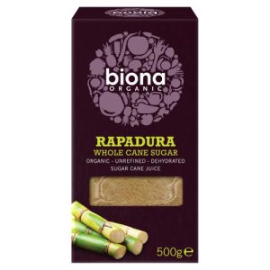 BIONA 500G RAPADURA/SUCANAT WHOLECANE SUGAR - ORGANIC