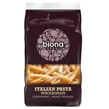 BIONA 500G WHOLE PENNE ORGANIC BRONZE EXTRUDED