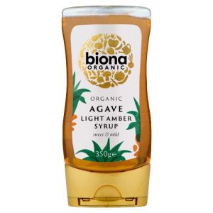 BIONA 350G AGAVE SYRUP/ NECTAR LIGHT - SQUEEZY ORGANIC