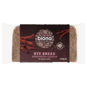 BIONA 500G RYE AMARANTH/QUINOA BREAD ORGANIC