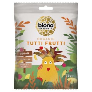 BIONA 75G TUTTI FRUTTI GUMS ORGANIC