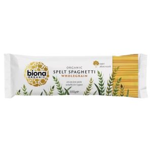 BIONA 500G SPELT WHOLEGRAIN SPAGHETTI ORGANIC