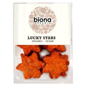 BIONA 250G LUCKY STARS WITH PUMPKIN,TOFU&GINGER ORGANIC