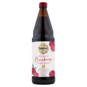 BIONA 750ML CRANBERRY PURE SUPERJUICE 1 ORGANIC