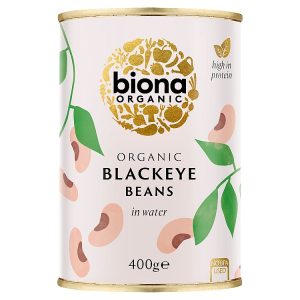 BIONA 400G BLACKEYE BEANS ORGANIC