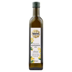 BIONA 500ML RAPESEED OIL COLD PRESSED ORGANIC