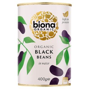 BIONA 400G BLACK BEANS ORGANIC