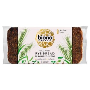 BIONA 500G RYE VITALITY BREAD WITH SPROUTED SEEDS ORGANIC