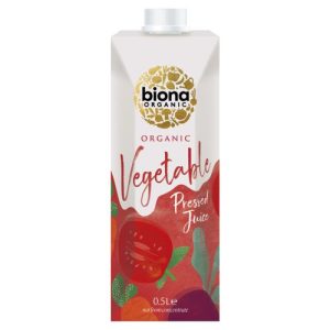 BIONA 0.5LT VEGETABLE JUICE - PRESSED ORGANIC TETRA