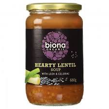 BIONA 680G HEARTY LENTIL SOUP ORGANIC