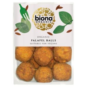BIONA 220G FALAFEL BALLS WITH CORRIANDER AND PARSLEY ORGANIC