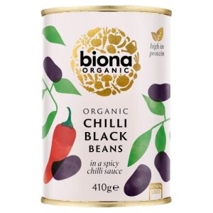 BIONA 410G BLACK BEAN CHILLI ORGANIC