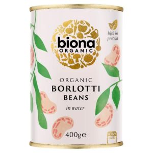 BIONA 400G BORLOTTI BEANS ORGANIC