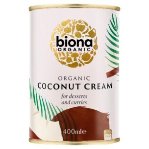 BIONA 400ML COCONUT CREAM ORGANIC