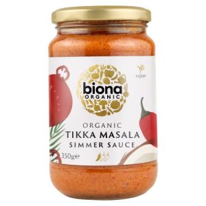 BIONA 350G TIKKA MASALA SIMMER SAUCE ORGANIC