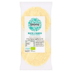 BIONA 100G YOGHURT COATED RICE CAKES ORGANIC