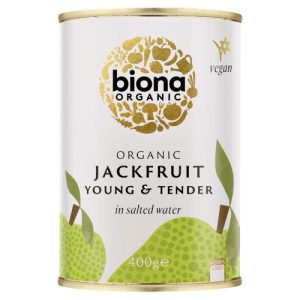 BIONA 400G YOUNG JACKFRUIT IN SALTED WATER ORGANIC