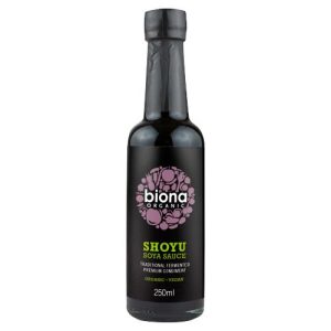 BIONA 6X250ML SHOYU SAUCE - TRADITIONALLY BREWED ORGANIC