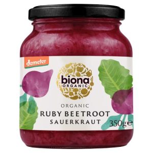 BIONA 350G SAUERKRAUT RUBY RED ORGANIC/DEMETER