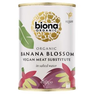 BIONA 400G BANANA BLOSSOM IN SALTED WATER ORGANIC