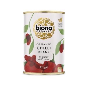 BIONA 395G CHILLI BEANS - RED KIDNEY ORGANIC