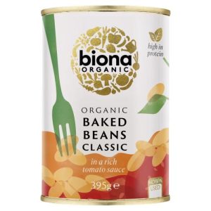 BIONA 400G BAKED BEANS IN TOMATO SAUCE ORGANIC
