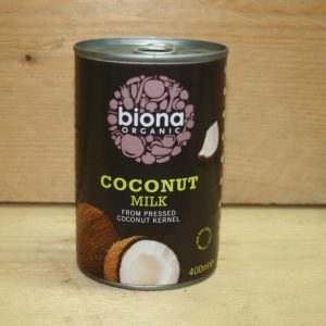 BIONA 400ML COCONUT MILK GREEN CURRY ORGANIC