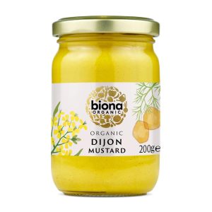 BIONA FRENCH DIJON MUSTARD STRONG ORGANIC 200G