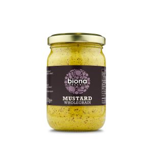 BIONA FRENCH WHOLEGRAIN MUSTARD TRADITIONAL ORGANIC 200G